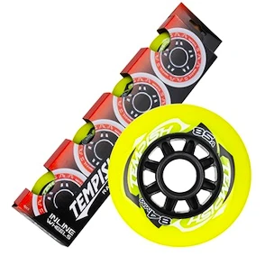 Kolesa za inline hokej Tempish  RADICAL Color 84 mm 85A 4-Pack  vijolična