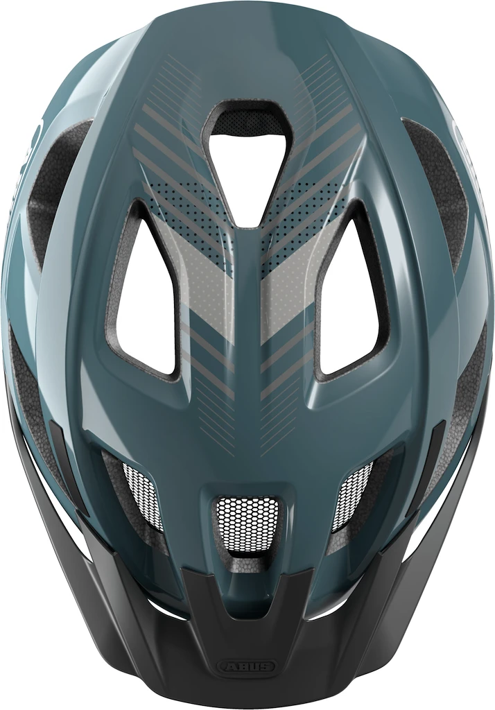 Kolesarska čelada Abus Aduro 3.0 Led Glacier Blue