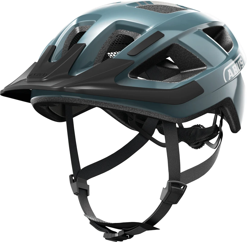 Kolesarska čelada Abus Aduro 3.0 Led Glacier Blue L