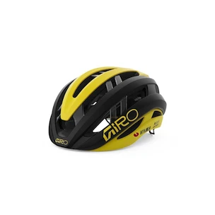Kolesarska čelada Giro Aries  Spherical Mat Black/Yellow Visma S