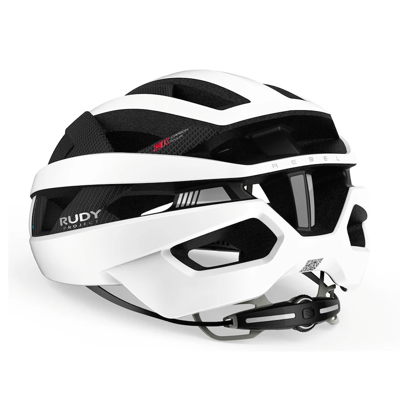 Kolesarska čelada Rudy Project  Rebel Carbon White (Matte)