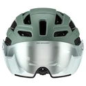 Kolesarska čelada Uvex Finale Visor V Moss Green-Cloud M (S4109770400)