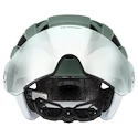Kolesarska čelada Uvex Finale Visor V Moss Green-Cloud M (S4109770400)