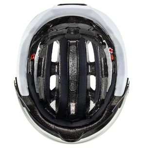 Kolesarska čelada Uvex Finale Visor V Moss Green-Cloud M (S4109770400) 52 - 57 cm