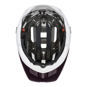 Kolesarska čelada Uvex Quatro CC Plum-White Mat (S4100260100) 52 - 57 cm