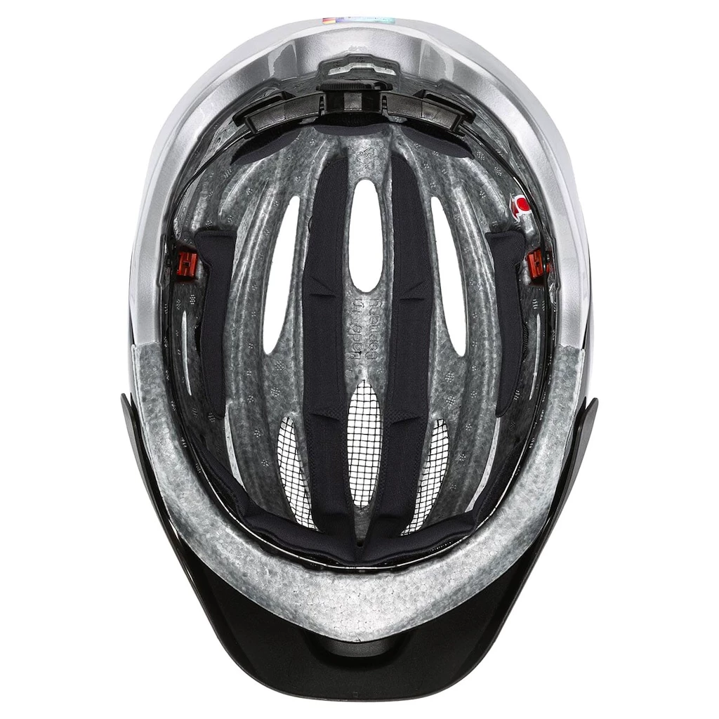 Kolesarska čelada Uvex True Black-Silver (S4100530500)