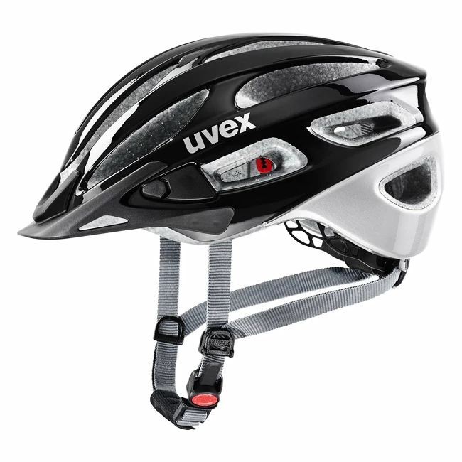 Kolesarska čelada Uvex True Black-Silver (S4100530500)