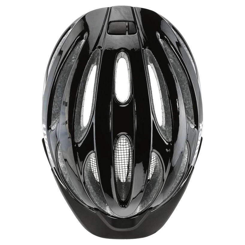 Kolesarska čelada Uvex True Black-Silver (S4100530500)