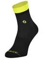 Kolesarske nogavice Scott  Trail Quarter Dark Grey/Sulphur Yellow
