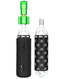 Komplet glave za CO2 s kartušami PEATY'S Mtb (25g) - emerald (ppr-hti-mtb-emr-12)