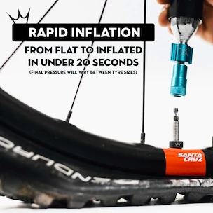 Komplet glave za CO2 s kartušami PEATY'S  Mtb (25g) - violet (ppr-hti-mtb-vlt-12)
