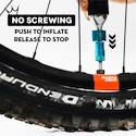 Komplet glave za CO2 s kartušami PEATY'S  Road & gravel (16g) - red (ppr-hti-rag-red-12)