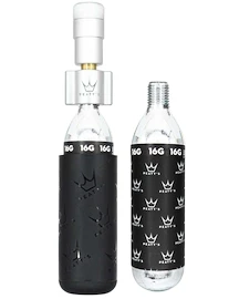Komplet glave za CO2 s kartušami PEATY'S Road & gravel (16g) - silver (ppr-hti-rag-sil-12)