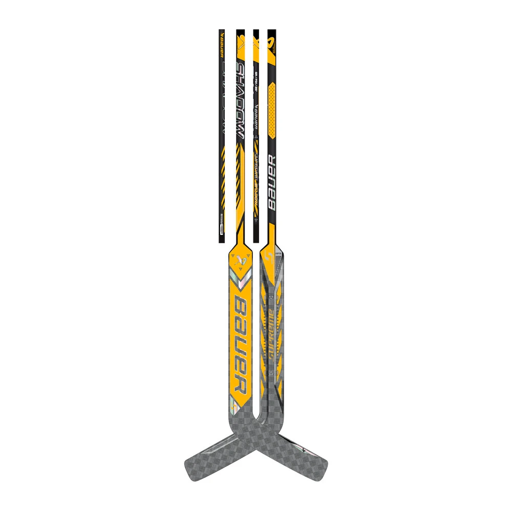 Kompozitna hokejska palica za vratarja Bauer Supreme SHADOW Sunflower/Gold Senior 24 palcev, L (regular)