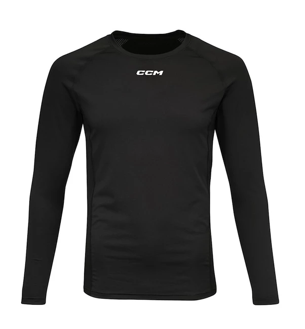 Kompresijska majica CCM  Compression LS Top Black Junior