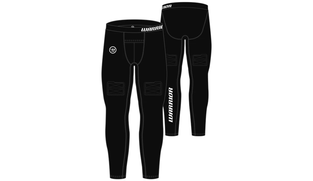 Kompresijske hlače s suspenzorjem Warrior  Comp Tight W/Cup Senior