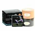 Lepilni trak BronVit  Sport kinesiology tape balení 2 x 6m – classic – černá + béžová