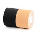 Lepilni trak BronVit  Sport kinesiology tape balení 2 x 6m – classic – černá + béžová