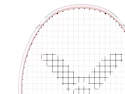 Lopar za badminton Victor Thruster 66 Light Pink