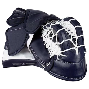 Lovilka za vratarja Bauer Supreme MVPRO White/Navy Intermediate za levo roko (običajno)