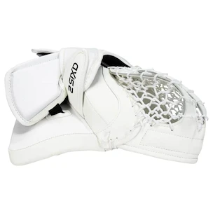 Lovilka za vratarja CCM Axis 2 white/white/white/white Senior za levo roko (regular)