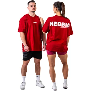 Majica Nebbia GYM ESSENTIALS Oversized T-shirt 381 red