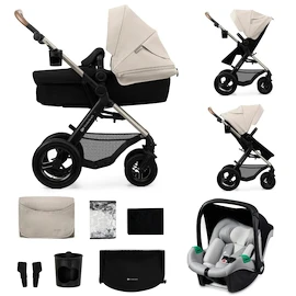 Mestni otroški voziček Kinderkraft Moov 2 3in1 Moonlight Grey