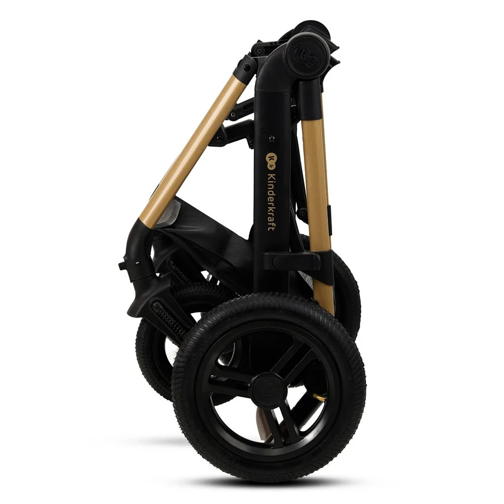 Mestni otroški voziček Kinderkraft Moov 2 3in1 Pure Black