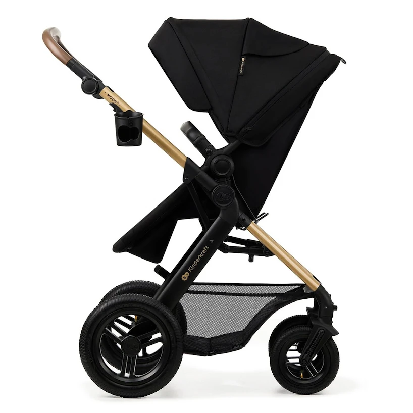 Mestni otroški voziček Kinderkraft Moov 2 3in1 Pure Black