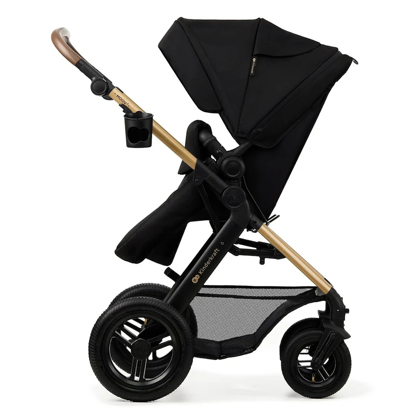 Mestni otroški voziček Kinderkraft Moov 2 3in1 Pure Black