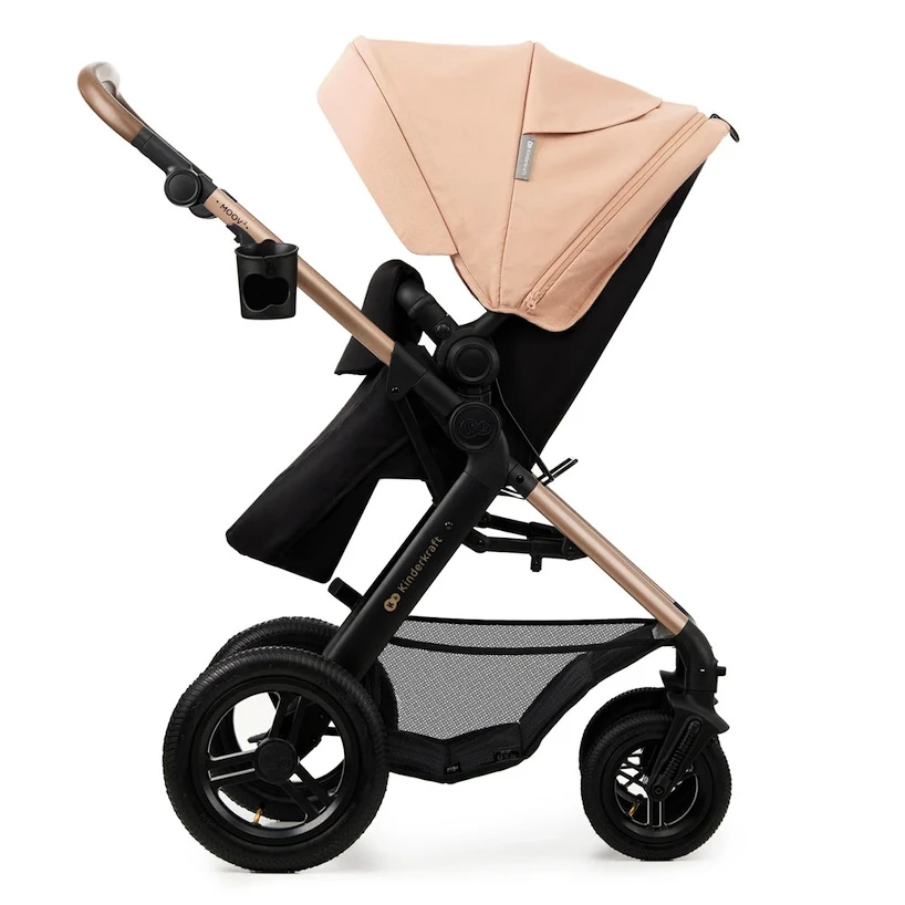 Mestni otroški voziček Kinderkraft Moov 2 Air 3In1 Sand Beige