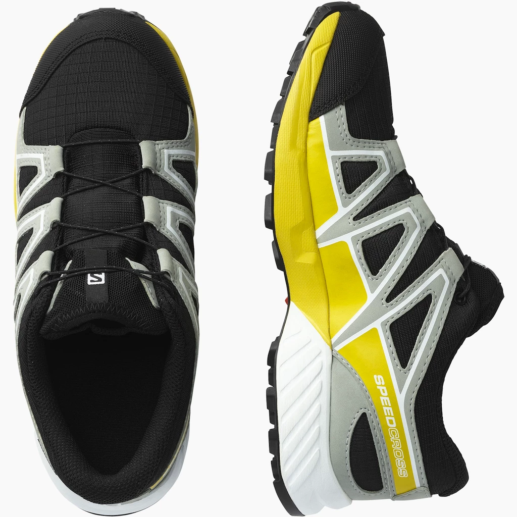 Mladinska tekaška obutev Salomon CSWP Black/Wrough Iron