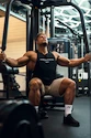 Moška brezrokavna majica Nebbia  Gym Tank Top FLEXIN' 360 Black