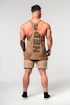 Moška brezrokavna majica Nebbia  Washed-off Oversized Stringer MAX OUT 359 Light Brown