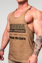 Moška brezrokavna majica Nebbia  Washed-off Oversized Stringer MAX OUT 359 Light Brown