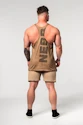 Moška brezrokavna majica Nebbia  Washed-off Oversized Stringer MAX OUT 359 Light Brown
