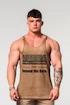 Moška brezrokavna majica Nebbia  Washed-off Oversized Stringer MAX OUT 359 Light Brown XL