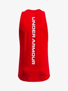 Moška brezrokavna majica Under Armour  BASELINE COTTON TANK-RED  XL