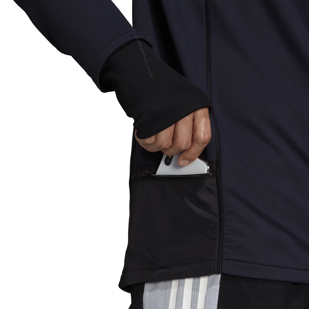 Moška bunda adidas  Cold.Rdy Running Cover Up Black