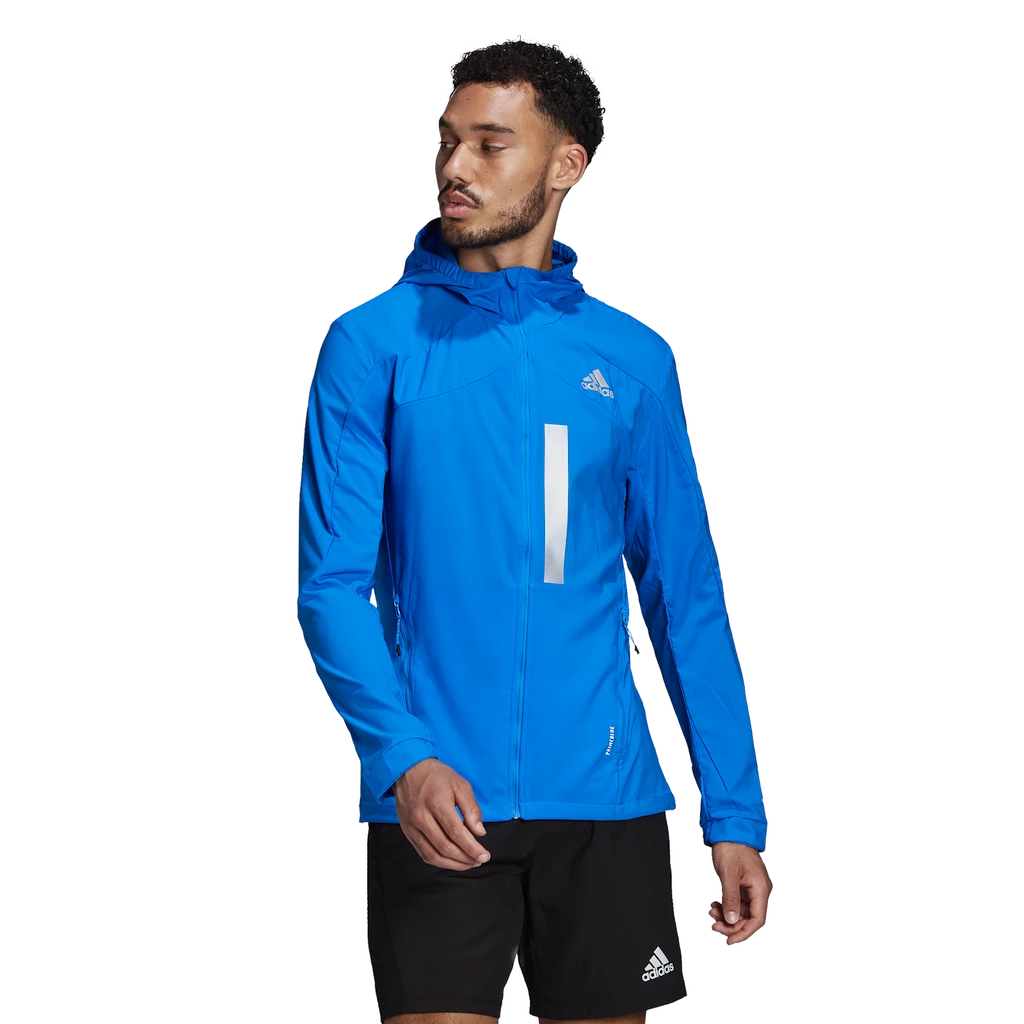 Moška bunda adidas  Marathon Jacket Blue Rush