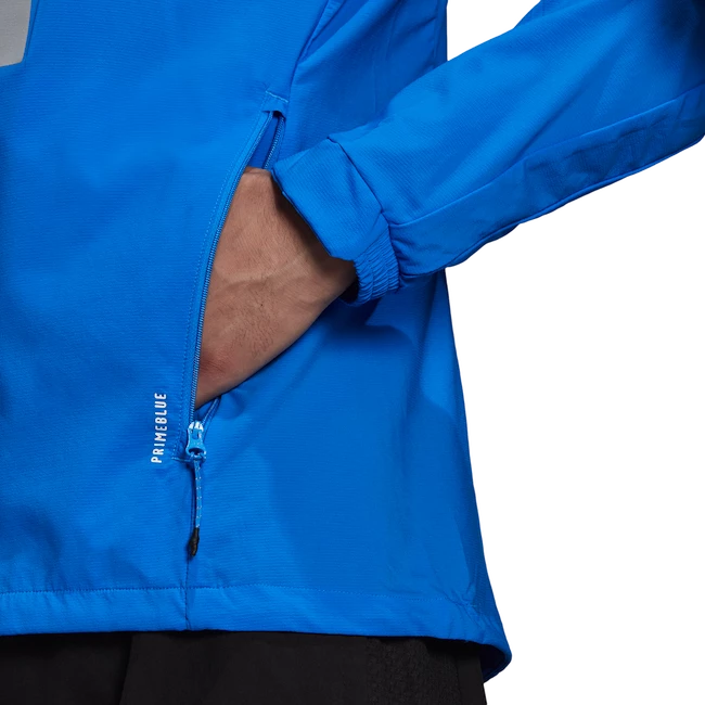 Moška bunda adidas  Marathon Jacket Blue Rush