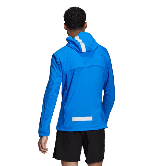 Moška bunda adidas  Marathon Jacket Blue Rush