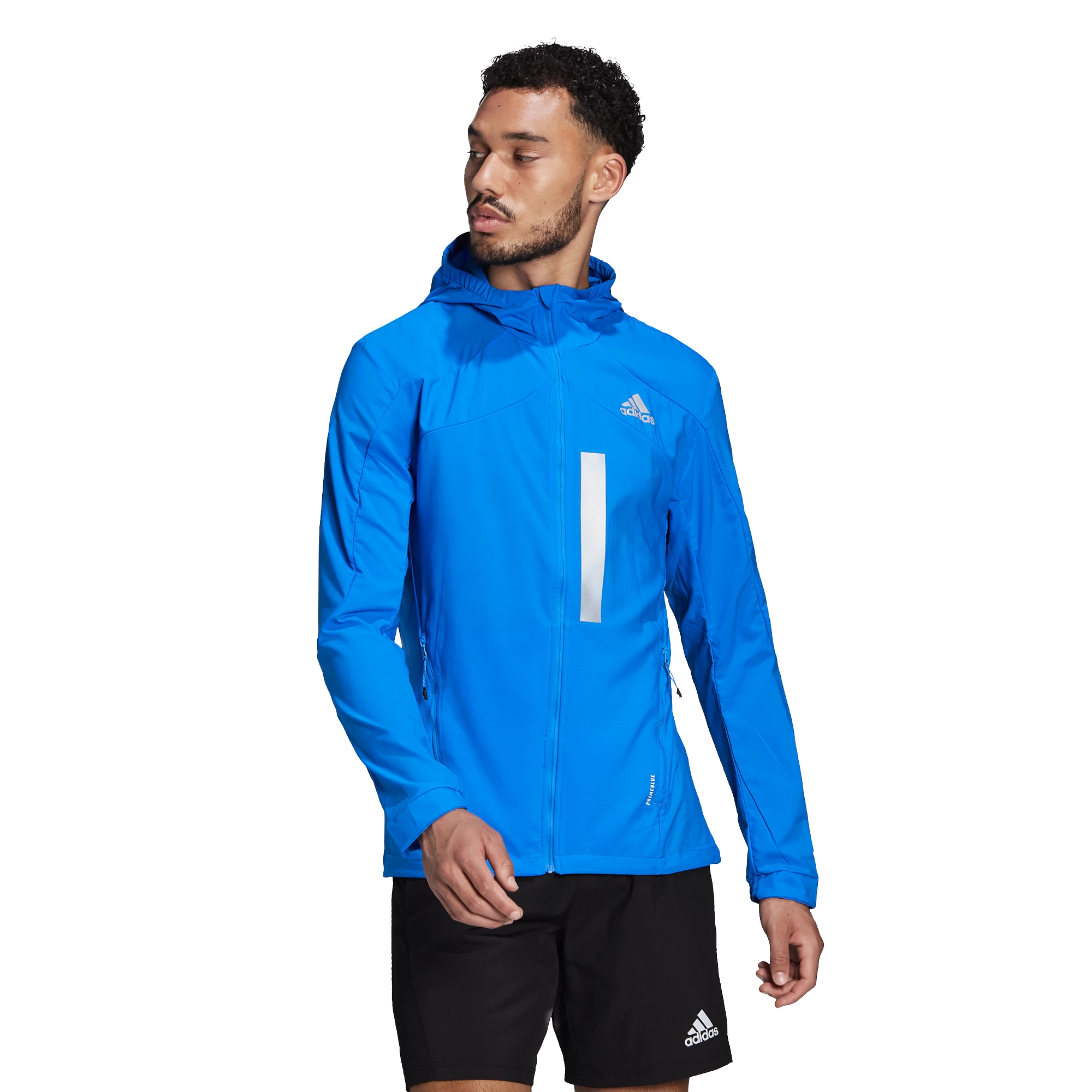 Moška bunda adidas  Marathon Jacket Blue Rush
