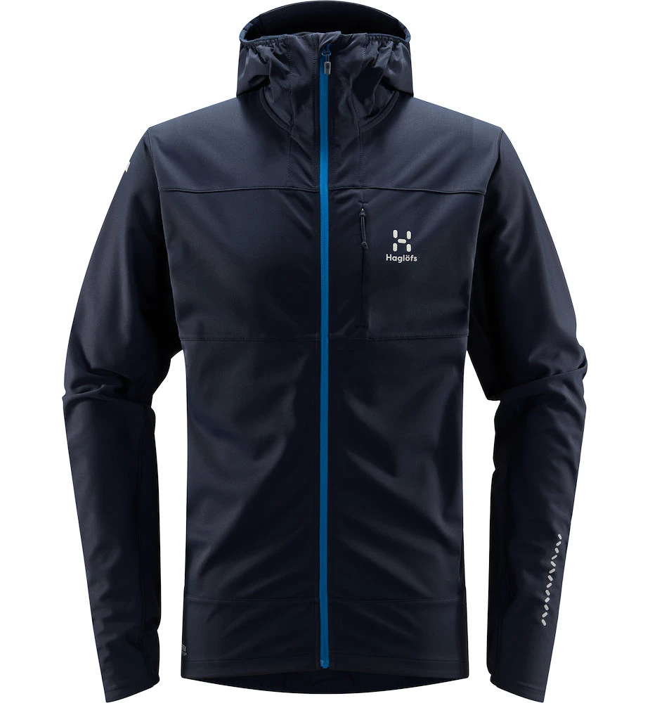 Moška bunda Haglöfs  L.I.M Hybrid softshell Tarn blue/Nordic blue M