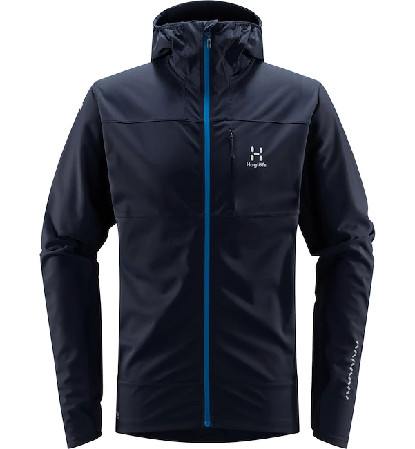 Moška bunda Haglöfs  L.I.M Hybrid softshell Tarn blue/Nordic blue M