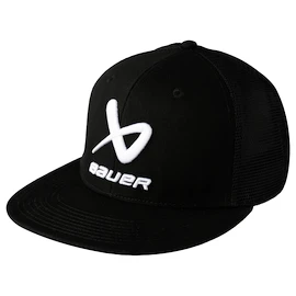 Moška kapa s ščitnikom Bauer Core Flat Brim Snapback Black