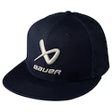 Moška kapa s ščitnikom Bauer  Core Flat Brim Snapback Navy