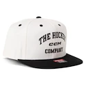 Moška kapa s ščitnikom CCM  Athleisure Flatbrim Blanc