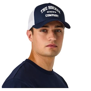 Moška kapa s ščitnikom CCM  Athleisure Trucker Navy