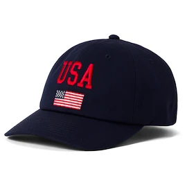 Moška kapa s ščitnikom CCM Flag Hood Team USA Navy